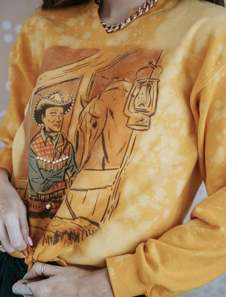 Gina Western Tee GINA PINK LABEL Hay Horse Sweatshirt Gina